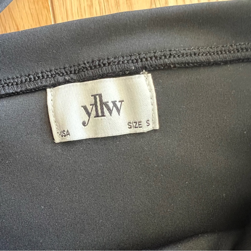 Yllw The Label Black Square Neck Jumpsuit Bodysuit Size Small - Picture 4 of 8